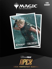 Ultra Pro Apex Deck Protector Sleeves 105ct - MTG UNIVERSES BEYOND FINAL FANTASY: Sword and Muscle Boy is Angry His Fireworks Rendezvous Was Interrupted